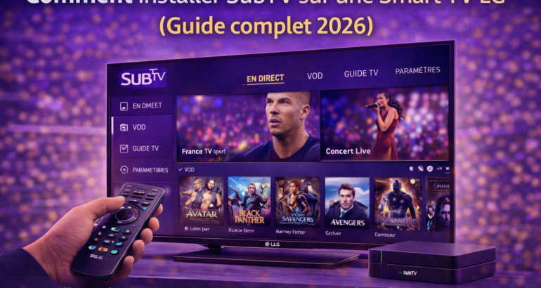 Comment installer SubTV sur une Smart TV LG (Guide complet 2026)